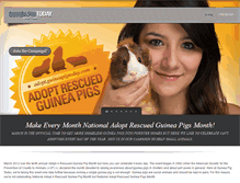 Tablet Screenshot of adopt.guineapigtoday.com